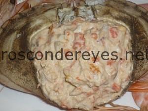 buey de mar relleno